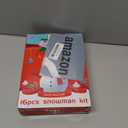 Lansian 16Pcs Christmas Snowman Decorating Making Kit Snow Toys Outdoor Fun Kids for Christmas Winter Holiday Party Decoration Gifts Funny Toys