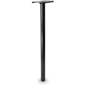 Architectural Mailboxes 7516B-10 Pacifica In-Ground Steel Mailbox Post, Alloy Steel, One Size, Black