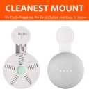 PEF Outlet Wall Mount Holder for Google Nest Mini and Google Home Mini, A Space-Saving Accessories with Cord Management for Google Mini Smart Speaker, No Messy Wires or Screws (3 Pack)