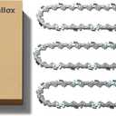 3 TALLOX 10 INCH CHAINSAW CHAINS 3/8 LP .043 INCH 40 DRIVE LINKS
