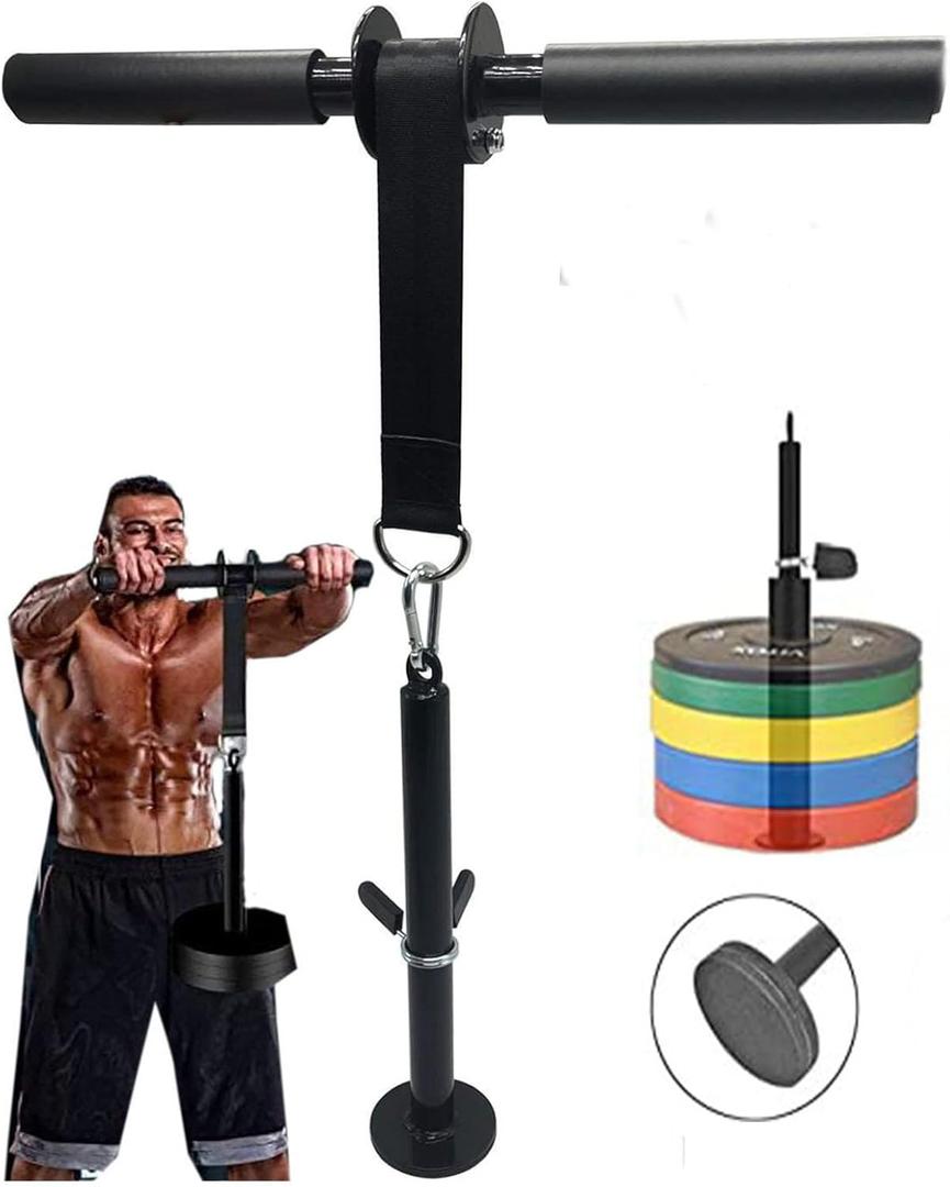 Forearm Strengthener and Wrist Roller,Forearm Exerciser for for Training, Workout Wrist/Arm Blaster with Non-Slip Hand Grip Strong Nylon Webbing,Fit 1&2 inch Olympic Weight Plates