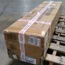 Twin Over Full Bunk Bed Frame with Twin Size Loft Beds, Heavy Duty Triple Bunk Bed with Slide, Charging Station(USB Ports & Outlets), Metal Triple Bunk Beds with L-Shaped Desk, Black