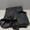 LAVAED Heavy Duty 600D Outdoor Round Fire Pit Cover for Fire Pit 36D*20H inch,Waterproof Full Coverage Patio Round Fire Pit Cover, Dustproof Oxford Cloth Outdoor Fireplace Cover