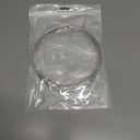 3 Pcs Large Key Ring Hoop Metal Rings for Index Cards Easy to Open and Close Metal Rings for Crafts Book Keychain Key Home Office Photos Files DIY Craft Supplies