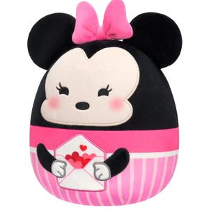 SQUISHMALLOW 8INCH MINNIE WITH LOVE LETTER PLUSH
