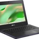 ASUS Chromebook CR11 Ruggedized Laptop, 11.6 Display, Intel Processor N100 Processor, 4GB RAM, 64GB eMMC Storage, Antimicrobial Guard, Spill-Resistant Keyboard, Mineral Grey, CR1104CGA-AS44