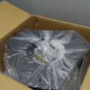 Solar Post Light, 14.9'' Solar Powered Outdoor Pillar Lights Fixture Waterproof, Modern Fence Column Cap Lamp Dusk to Dawn 3000K LED Lantern Landscape Lighting for Deck Patio Garden Yard Driveway