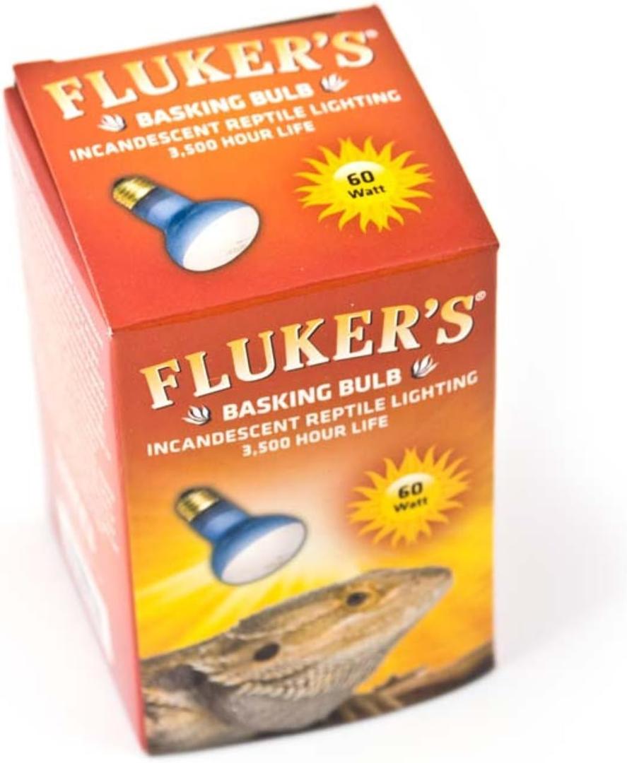 Fluker's Incandescent Basking Spotlight Bulbs for Reptiles Tanks, Reptile Heat Lamp Bulbs for Infrared Light, 150-Watt