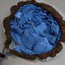 Snuffle Mat for Dogs - Adjustable Interactive Puzzle Toy for Large & Small Breed Slow Feeder for Mental Stimulation & Stress Relief Encourages Natural Foraging Ideal for Indoor & Outdoor Use (Blue)