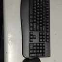 Wireless Keyboard and Mouse Combo, Full-Sized 2.4GHz Wireless Keyboard with Comfortable Palm Rest and Optical Wireless Mouse for Windows, Mac OS PC/Desktops/Computer/Laptops (Black)