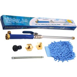 Jetsono High Pressure Surfaces Cleaning Power | Lightweight Cordless Car Wash Nozzle,2-in-1 Nozzle for Garden Hose, Compact and Lightweight (Blue)