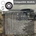 74020009 Front Axle Pinion Seal Kit Compatible with 2003-2017 Dodge Ram 2500 3500 series 4X4(For 9.25 Front Beam)