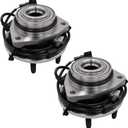 PAROD 2PCS 513188 Front Wheel Hub Bearing Assembly Fit for 04-07 Buick Rainier, 03-06 Chevy SSR,02-09 Trailblazer/GMC Envoy, 02-06 EXT/XL,04-05 XUV, 03-08 Ascender, 02-04 Bravada, 05-09 9-7x, w/ABS