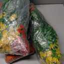 3 x Artificial Fall Flowers, 12 Bundles Faux Daisies for Outdoor Decor