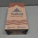 Trailvia Comfortable Footbed Sandals for Men & Women  Adjustable Buckle & Arch Support, Waterproof Summer Slides for Outdoor, Beach & Everyday Adventures (Black)