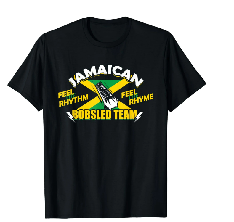 Jamaican Bobsled Team T-Shirt, Size S