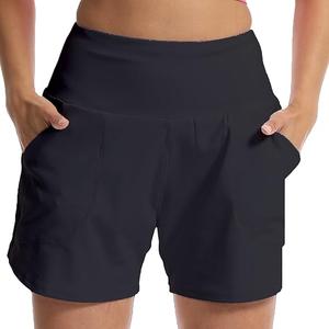 Kcutteyg Running Shorts for Women with Liner High Waisted Lightweight Womens Workout Shorts with Pocket
Large