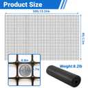 Bi-Directional Retaining Wall 4ftX50ft,Geogrid for Retaining Wall,Driveway