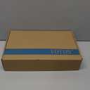 VOTON Waterfall Bathroom Faucets Brushed Nickel Modern Single Handle Sink Faucet for 1 or 3 Holes with Deck Plate and Pop-Up Drain, Rv Sink Camper Farmhouse Faucet (Regular Single Handle - 7.5 inches height)