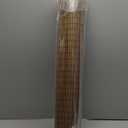 Cordless Bamboo Roman Shades for Windows, 100% Blackout Backing Fabric for Light Blocking, 20" W  64" H - Penang Teak