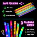 2 x 42Pcs LED Glow Sticks Pop Tubes Pack - Light up Party Favors for Kids 4-8 8-12, Toddlers Goodie Gift Bag Stuffer Fillers, Neon Party Decorations Toys Gifts for Halloween, Birthday, Dance