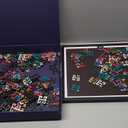 Magnetic Jigsaw Puzzles with Frame for Adults - Original Wooden Jigsaw Puzzle - Rompecabezas para Adultos - Landscape Wall Art Decor - Original Christmas & Birthday Gift (Vibrant Promenade)