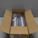 Homestockplus 15 oz Clear PET Plastic Cups 100 Pack - U-Shaped Disposable Open-Top Plastic Cups, Crystal Clear Ice Coffee Cups To Go for Iced Coffee, Smoothies, Bubble Tea & Outdoor Gatherings