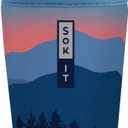 Sok It PintGlassSok Beer Glass Sleeve Insulated Neoprene Cover (Blue Ridge, Pint Glass Sleeve)