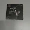 SHEZI [Upgraded 2.0] 4-in-1 Short USB C Cable 60W 0.6FT Fast Charging [480Mbps Data Sync] Flat Nylon Braided Charger Cord Combo, USB A/C to C/L Multi Charge Cable for iPhone/iPad & Most Devices, Grey