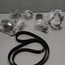 Engine Timing Belt Kit with Water Pump | Compatible with 2001-2010 Toyota Highlander Camry Sienna Solara & Lexus ES300 RX330 RX400h 3.0L 1MZFE/3.3L 3MZFE V6 DOHC 24V | Replaces# TKT-026