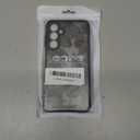 Dumkery Cute Phone Case Compatible with Samsung Galaxy A16 5G, Aesthetic Black Line Art Floral Rose Pattern Print, Hard PC Heavy Duty Protection Cases Cover for Girls Women