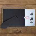 Giftgarden 8.5x11 Glass Frame Set of 2, Clear 8.5 x 11 Picture Frames for Certificate Document Award Tabletop Display