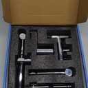 Chrome Handheld Bidet Sprayer Attachment for Toilet Adjustable Cloth Diaper Sprayer Bidets for Attachment Toilet with Interchangeable Spray Heads, Brass