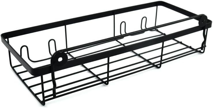 Wrought Iron Bathroom Shelf Perforation-Free Bathroom Storage Rack Bathroom Shelf
