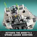 LEGO Star Wars Ahsoka Ghost and Phantom II Spaceship Toy - Star Wars Building Toys Set for Kids, Boys & Girls, Ages 10+ - Gifts for Birthdays - 5 Minifigures - 75357