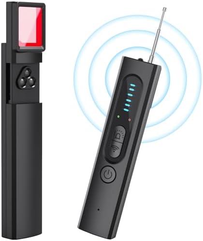 Hidden Camera Detectors, Spy Camera Detectors, Signal Scanner, Hidden Device Finder for Hotels Car Office Home Travel, 5 Levels Sensitivity 4 Modes, 25H Working Time