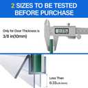 Yecaye 3 Pack 3/8" x 39" Shower Door Bottom Seal,Shower Door Sweep,Frameless Glass Seal Strip,Stop Leaks and Create a Water Barrier, Water Guard 10MM