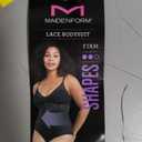 Maidenform Women's Shapewear Tummy Control Lace Bodysuit, Built-in Wireless Bra Converts to Strapless, Wedding Shapewear
(Medium)