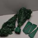 TURNMEON Remote Control 8 Modes 3 Ft Christmas Tree with Lights Timer 15 DIY Ball Ornament 50 Warm Light Battery Operated Artificial Pencil Small Tinsel Xmas Tree Holiday Decorations Home Indoor Table (Green)