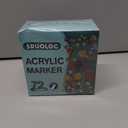 Acrylic Paint Pens Markers Set, 72 Colors Extra Fine Tip Point Acrylic Paint Markers for Textile, Rock Painting, Canvas, Wood, Ceramic, Glass, Stone, Fabric, DIY Crafts & Art Supplies