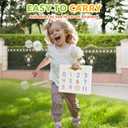 GAMENOTE Magnetic Number Tracing Board, 2 in 1 Double Sided Numbers 1-20 Writing Board for Toddlers & Kids, Preschool Handwriting Learning Toys, Educational Math Manipulatives