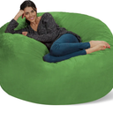 Chill Sack Bean Bag Chair Cover, 5-Feet, Microsuede - Lime