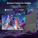 27 Inch Gaming Monitor 100Hz Full HD 1920 x 1080P Computer Monitor Built-in Speaker with HDMI Interface Eye Care Frameless Sync Visual Experience for Work Support Wall Mount 100 * 100mm