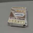 Cream Leather Repair Kit for Furniture, Vinyl Repair Kit for Car Interior, Sofa, Purse and Jacket, Restore Any Material with Super Easy Instructions to Fix Scratches, Tears, Holes, Peeling