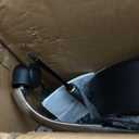 Amazon Basics Drafting Spa Bar Stool with Wheels, Height Adjustable Swivel Seat, Easy to Move, Black, 22.05" x 22.83" x 19.88"