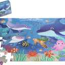 Underwater Floor Puzzle for Kids 3-5: 48 Large Pieces for Children Ages 4-8 - Learning & Eductional Jigsaw Puzzle for Toddler's Gift & Family Activities