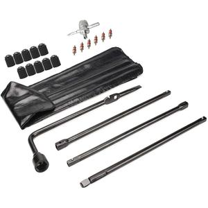 Dr.Roc Spare Tire Tool Kit with Spare Tire Jack Handle and Lug Wrench Spare Tire Kit Compatible with Chevy Silverado Tahoe Avalanche Suburban GMC Sierra Yukon 1999-2019 Cadillac Escalade 2002-2018