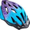 Schwinn Thrasher Kids Bike Helmet, Boys And Girls, Fits 50 - 54cm Circumference, Ages 5-8 Year Olds, Lightweight, Detachable Visor, CPSC Safety Certified, Child, Blue/Purple