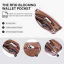 Crossbody Bags for Women Rfid Travel Crossbody Purses Leather Handbags Medium Shoulder bag with Adjustable Strap