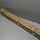 Dolibest 3-10 ft Wood Handrail Indoor Stairs Handrail Wall Mount Handrail w/Sturdy Metal Barckets, Non-Slip and Comfty Handrail Barrier-Free Staircase Grab Bar for Elderly, 1-1/2'' Round